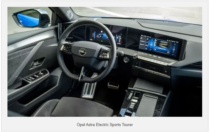 Интерьер Opel Astra Electric Sports Tourer